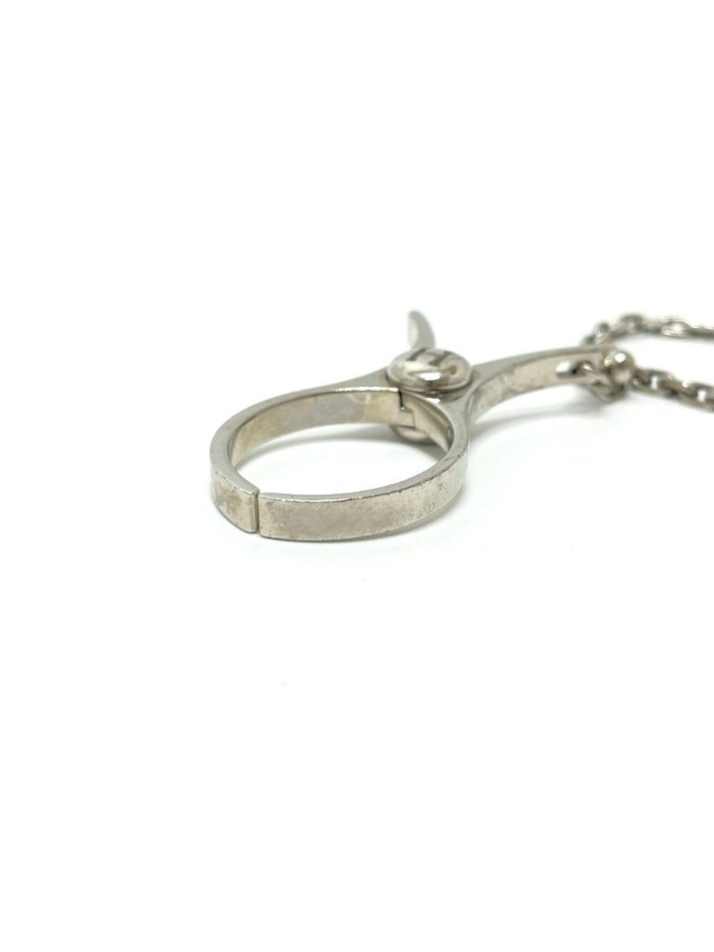 Hermes Glove Holder Metal Silver Gloves - Picture 3 of 8